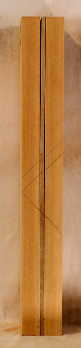 Western Red Cedar and Myrtle Three Piece Neck (GI39)