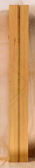 Western Red Cedar and Myrtle Three Piece Neck (GI40)