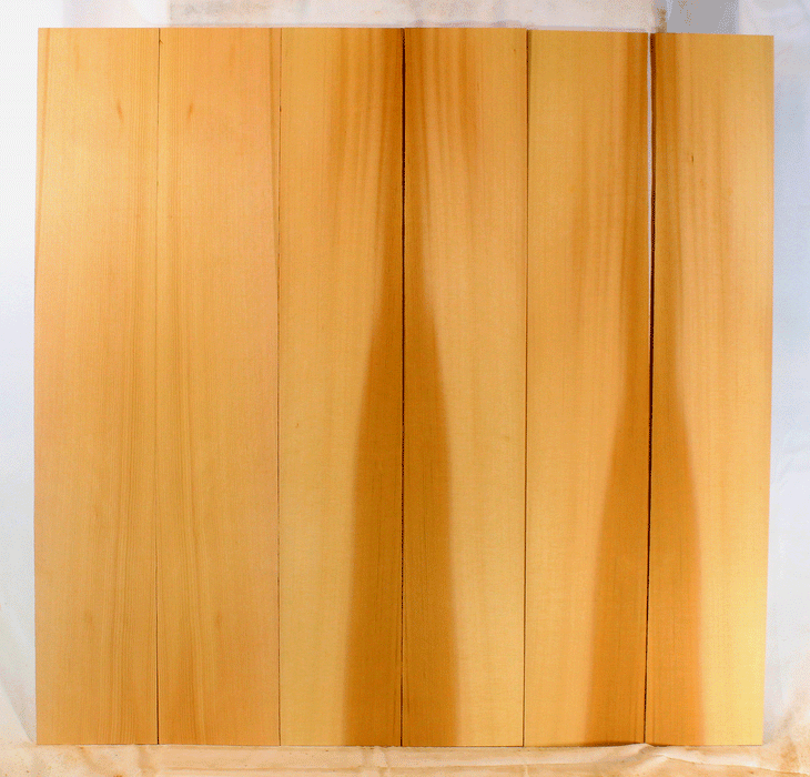 Western Red Cedar Dulcimer Soundboard, Three Sets, Rich and Clear Tones, Old Growth and Eco-friendly (GI64)