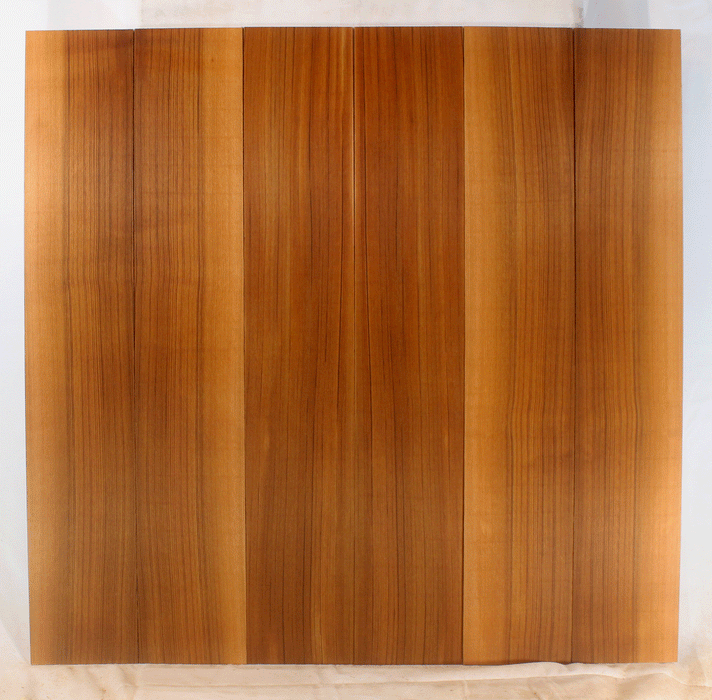 Western Red Cedar Dulcimer Soundboard, Three Sets, Rich and Clear Tones, Old Growth and Eco-friendly (GI66)