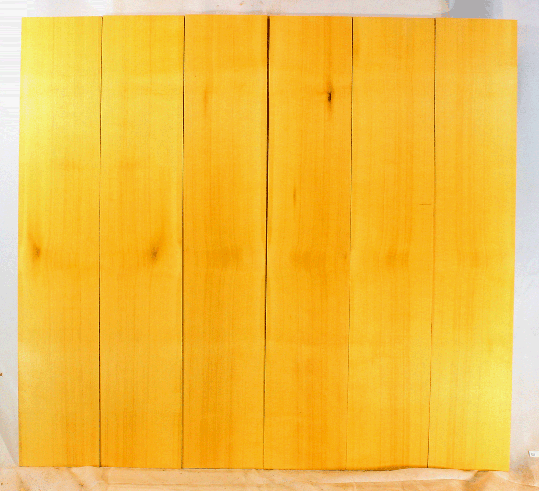 Alaskan Yellow Cedar Dulcimer Soundboard, Three Sets, Salvaged Old Growth, Rich and Full Tone, (GI68)