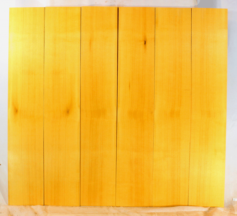 Alaskan Yellow Cedar Dulcimer Soundboard, Three Sets, Salvaged Old Growth, Rich and Full Tone, (GI68)