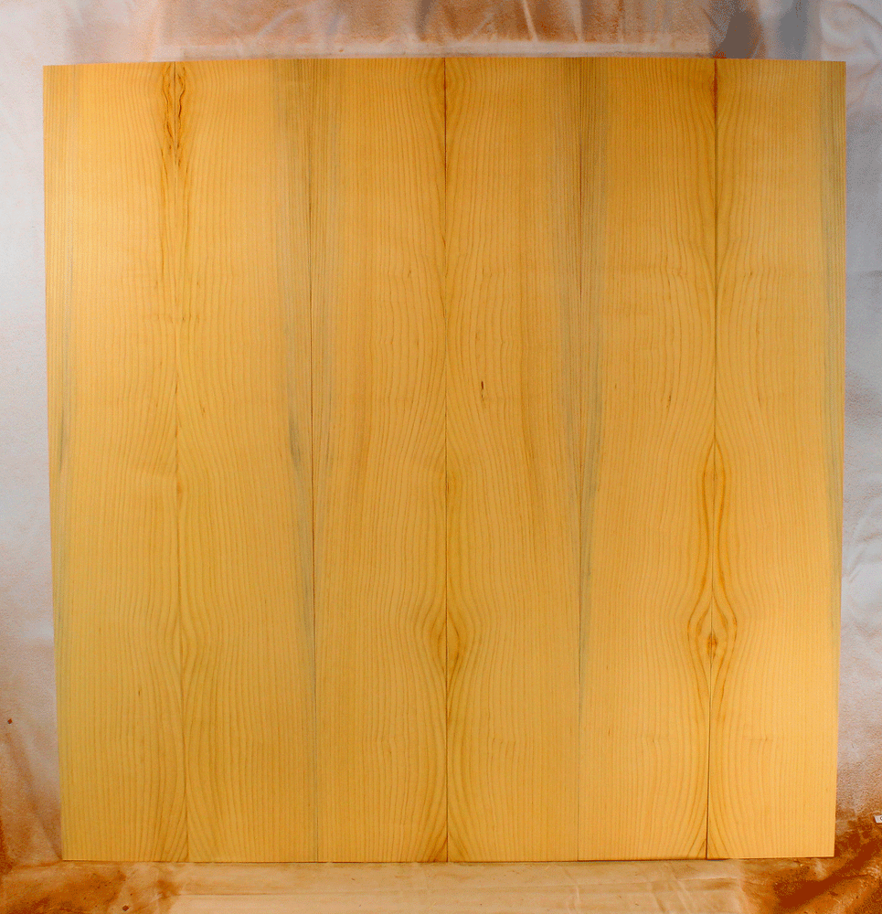 Port Orford Cedar Dulcimer Soundboard, Three Sets, Bright and Expressive Sound, Eco-Friendly, Sustainable Dulcimer Wood (GI85)