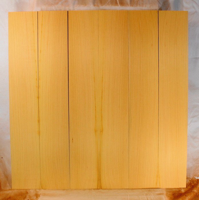 Port Orford Cedar Dulcimer Soundboard, Three Sets Bright and Expressive Sound, Eco-Friendly, Sustainable Dulcimer Wood (GI87)