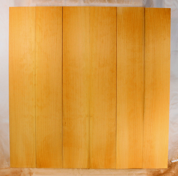 Port Orford Cedar Dulcimer Soundboard, Three Sets Bright and Expressive Sound, Eco-Friendly, Sustainable Dulcimer Wood (GI87)