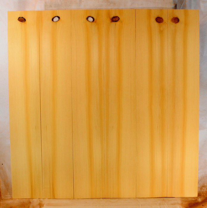 Port Orford Cedar Dulcimer Soundboard, Three Sets Bright and Expressive Sound, Eco-Friendly, Sustainable Dulcimer Wood (GI89)