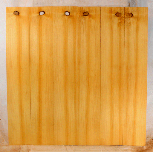 Port Orford Cedar Dulcimer Soundboard, Three Sets Bright and Expressive Sound, Eco-Friendly, Sustainable Dulcimer Wood (GI89)