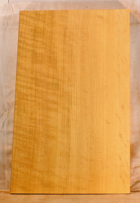 Port Orford Cedar One Piece Solid Body Electric Guitar Body, Light Figure, Eco-friendly  (GJ96)