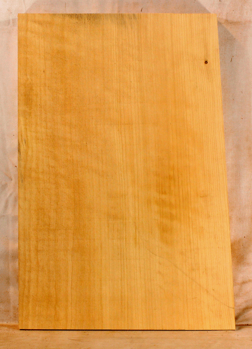 Port Orford Cedar One Piece Solid Body Electric Guitar Body, Light Figure, Eco-friendly (GJ97)