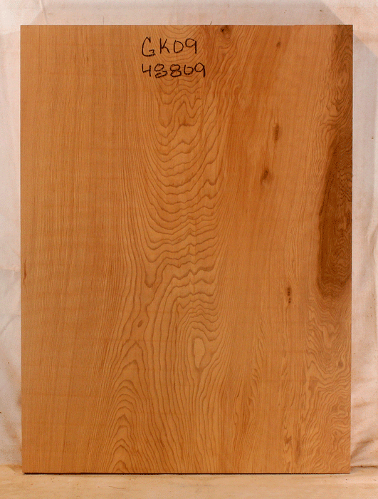 Redwood One Piece Electric Solid Body Guitar Body, Eco-friendly, Salvaged Old Growth (GK09)