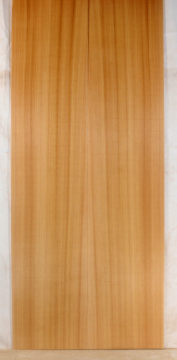 Western Red Cedar Harp Guitar Soundboard