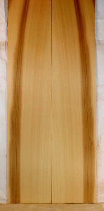 Western Red Cedar Harp Soundboard, Rich and Clear Tones, Old Growth and Eco-friendly (GK31)