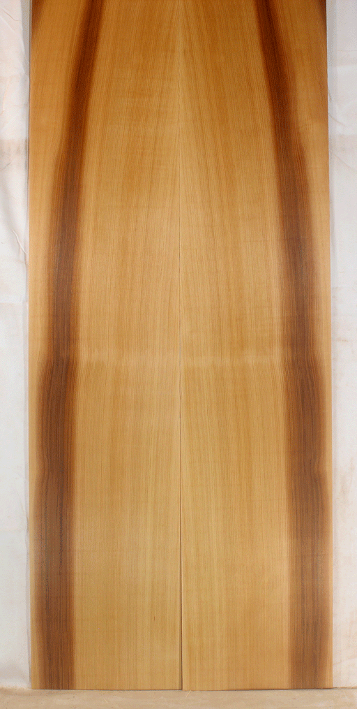 Western Red Cedar Harp Guitar Soundboard