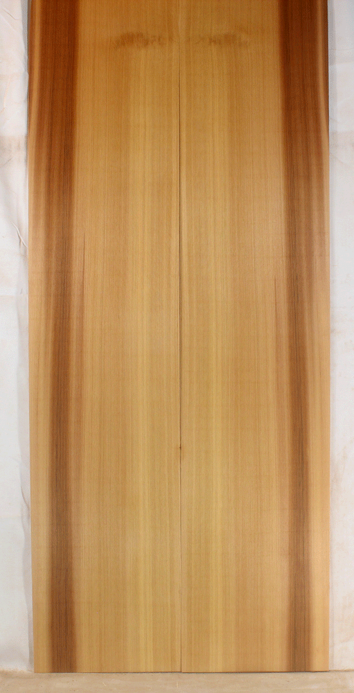 Western Red Cedar Harp Guitar Soundboard
