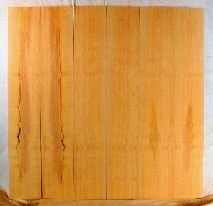 Douglas Fir Dulcimer Soundboard, Three Sets, Old Growth, Tight Grain with Good Tone (GK53)