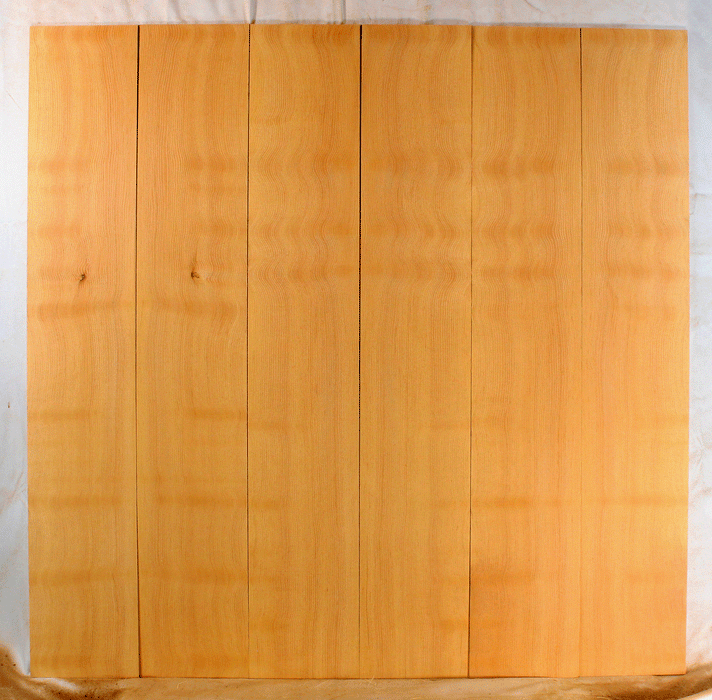 Douglas Fir Dulcimer Soundboard, Three Sets, Old Growth, Tight Grain with Good Tone (GK54)