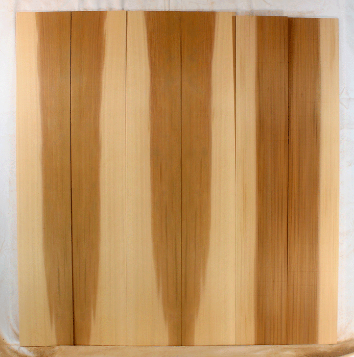 Western Red Cedar Dulcimer Soundboards, Three Sets, Rich and Clear Tones, Old Growth and Eco-friendly (GK71)
