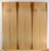 Western Red Cedar Dulcimer Soundboards, Three Sets, Rich and Clear Tones, Old Growth and Eco-friendly (GK76)