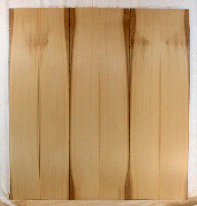 Western Red Cedar Dulcimer Soundboards, Three Sets, Rich and Clear Tones, Old Growth and Eco-friendly (GK76)