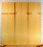 Port Orford Cedar Dulcimer Soundboard, Three Sets, Bright and Expressive Sound, Eco-Friendly, Sustainable Dulcimer Wood (GK99)