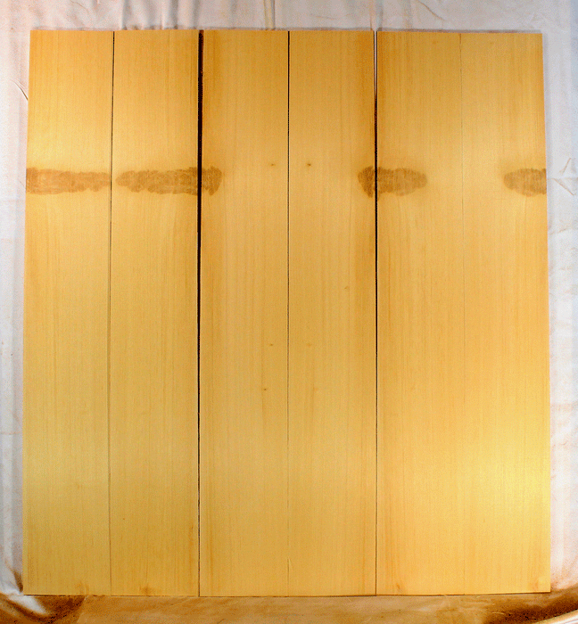Port Orford Cedar Dulcimer Soundboard, Three Sets, Bright and Expressive Sound, Eco-Friendly, Sustainable Dulcimer Wood (GK99)