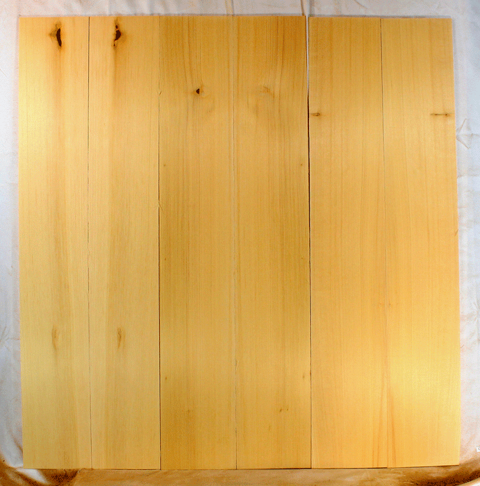Port Orford Cedar Dulcimer Soundboard, Three Sets, Bright and Expressive Sound, Eco-Friendly, Sustainable Dulcimer Wood (GL02)
