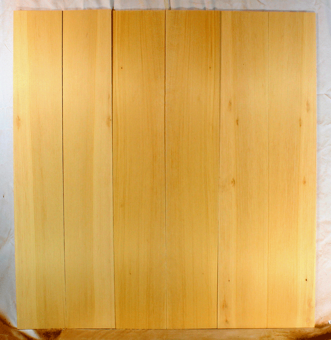 Port Orford Cedar Dulcimer Soundboard, Three Sets, Bright and Expressive Sound, Eco-Friendly, Sustainable Dulcimer Wood (GL03)