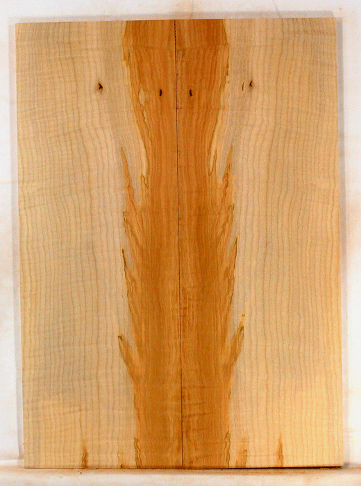 Big Leaf Maple Solid Body Electric Guitar Drop Top, Excellent Color and Contrast, Eco-friendly and Sustainable Guitar Wood, Will Add a Warm and Bright Tone (KK05)