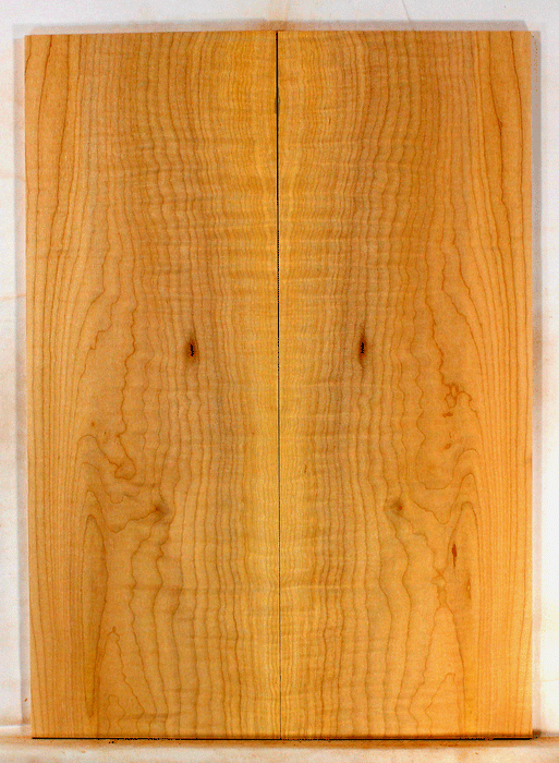Big Leaf Maple Solid Body Electric Guitar Drop Top, Excellent Color and Contrast, Eco-friendly and Sustainable Guitar Wood, Will Add a Warm and Bright Tone (KK14)
