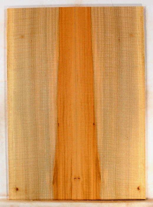 Big Leaf Maple Solid Body Electric Guitar Drop Top, Excellent Color and Contrast, Eco-friendly and Sustainable Guitar Wood, Will Add a Warm and Bright Tone (KK19)