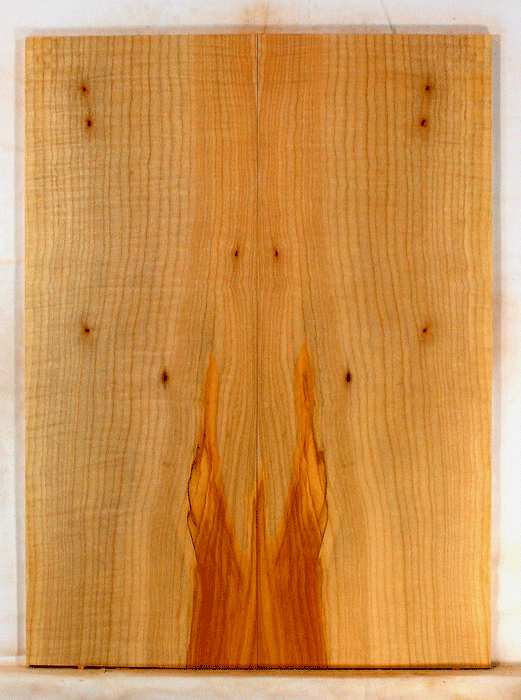 Big Leaf Maple Solid Body Electric Guitar Drop Top, Excellent Color and Contrast, Eco-friendly and Sustainable Guitar Wood, Will Add a Warm and Bright Tone (KK25)