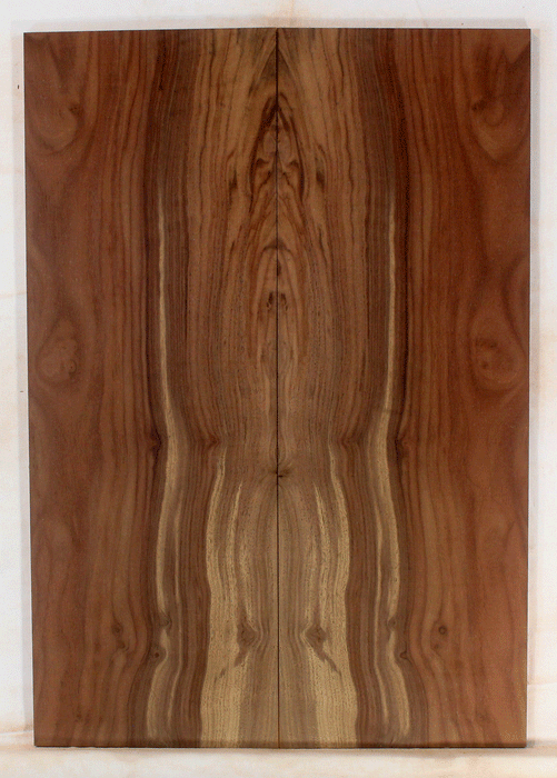 Claro Walnut Electric Solid Body Drop Top, add Color, Contrast, and Figure of Claro Walnut to your Guitar (KL03)