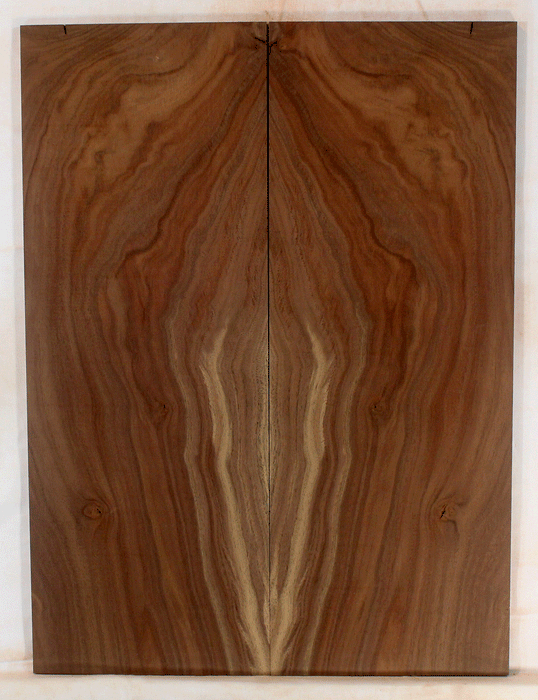 Claro Walnut Electric Solid Body Drop Top, add Color, Contrast, and Figure of Claro Walnut to your Guitar (KL07)