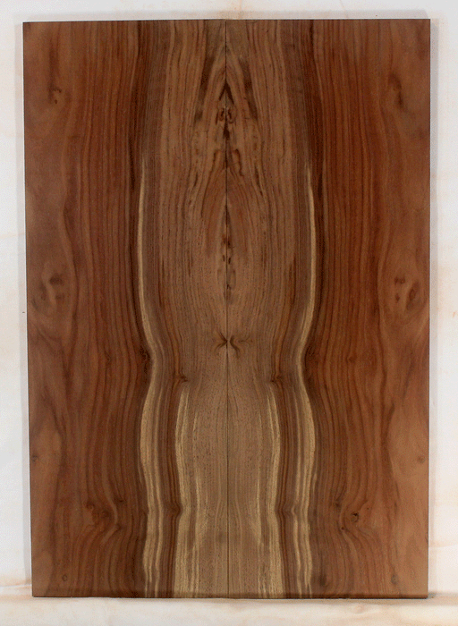 Claro Walnut Electric Solid Body Drop Top, add Color, Contrast, and Figure of Claro Walnut to your Guitar (KL08)