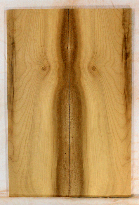 Myrtle Electric Solid Body Droptop Guitar Top, Good Color and Contrast with Light Figure (KL13)