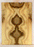 Myrtle Electric Solid Body Droptop Guitar Top, Amazing Color and Contrast and Figure (KL18)