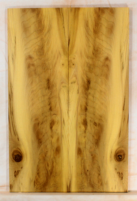 Myrtle Electric Solid Body Droptop Guitar Top, Good Color and Contrast with Figure (KL19)