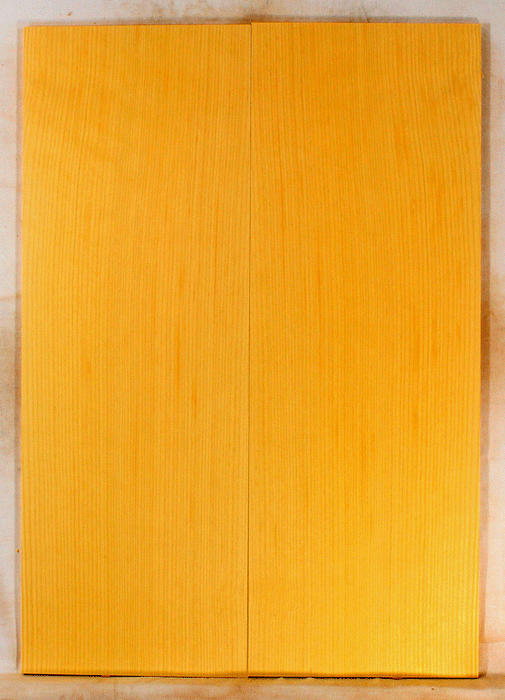 Port Orford Cedar Acoustic Guitar Soundboard Dreadnought Size, Bright and Expressive Sound, Eco-Friendly, Sustainable Guitar Wood  (KM33)