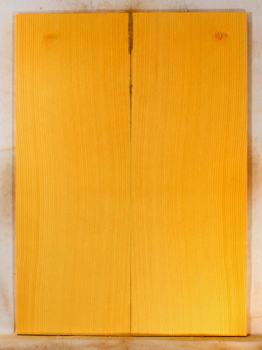 Port Orford Cedar Acoustic Guitar Soundboard Dreadnought Size, Bright and Expressive Sound, Eco-Friendly, Sustainable Guitar Wood  (KM36)