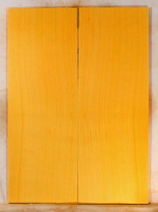 Port Orford Cedar Acoustic Guitar Soundboard Dreadnought Size, Bright and Expressive Sound, Eco-Friendly, Sustainable Guitar Wood  (KM37)