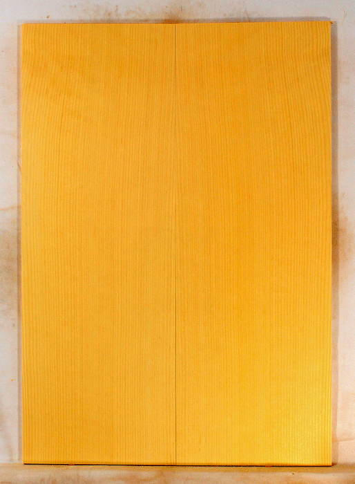 Port Orford Cedar Acoustic Guitar Soundboard Dreadnought Size, Bright and Expressive Sound, Eco-Friendly, Sustainable Guitar Wood  (KM48)