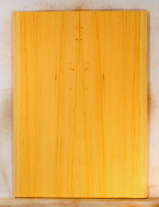 Port Orford Cedar Acoustic Guitar Soundboard Dreadnought Size, Bright and Expressive Sound, Eco-Friendly, Sustainable Guitar Wood  (KM49)