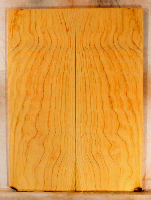 Port Orford Cedar Droptop Solid Body Guitar Top, Bright and Expressive Sound, Eco-Friendly, Sustainable Guitar Wood (KN32)