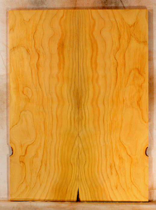 Port Orford Cedar Droptop Solid Body Guitar Top, Bright and Expressive Sound, Eco-Friendly, Sustainable Guitar Wood (KN50)