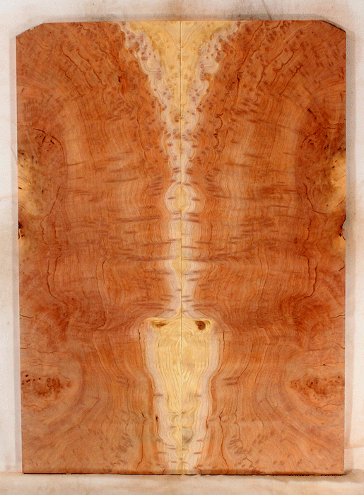 Redwood Solid Body Electric Guitar Droptop, Salvaged Old Growth from 1890’s and 1900’s, Eco-friendly, Excellent Ribbon Figure (KN68)