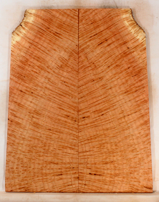 Redwood Solid Body Electric Guitar Droptop, Salvaged Old Growth from 1890’s and 1900’s, Eco-friendly, Excellent Ribbon Figure (KN71)
