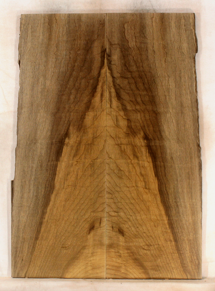 Myrtle Electric Solid Body Droptop Guitar Top, Good Color and Contrast with Light Figure (KO50)