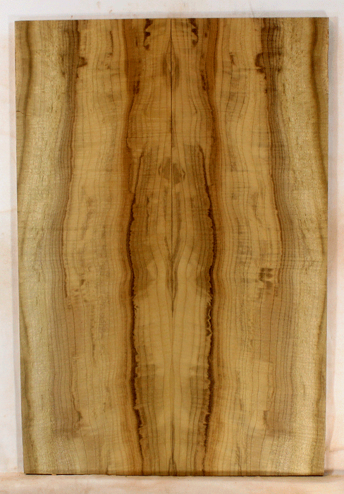 Myrtle Electric Solid Body Droptop Guitar Top, Amazing Color and Contrast and Figure (KO52)