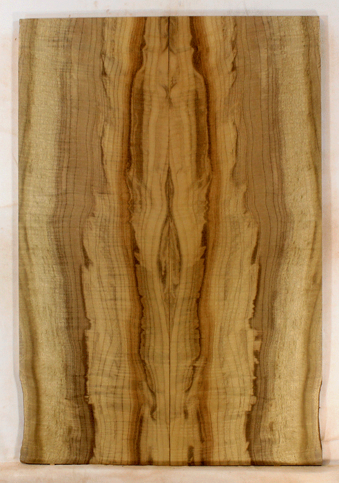 Myrtle Electric Solid Body Droptop Guitar Top, Amazing Color and Contrast and Figure (KO53)