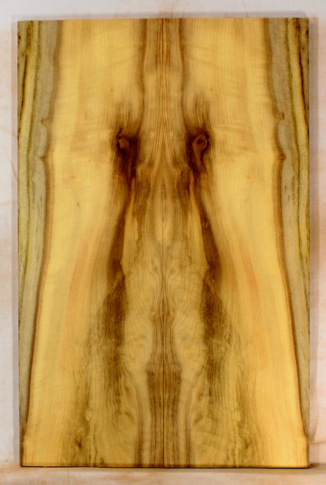 Myrtle Electric Solid Body Droptop Guitar Top, Amazing Color and Contrast and Figure (KO73)